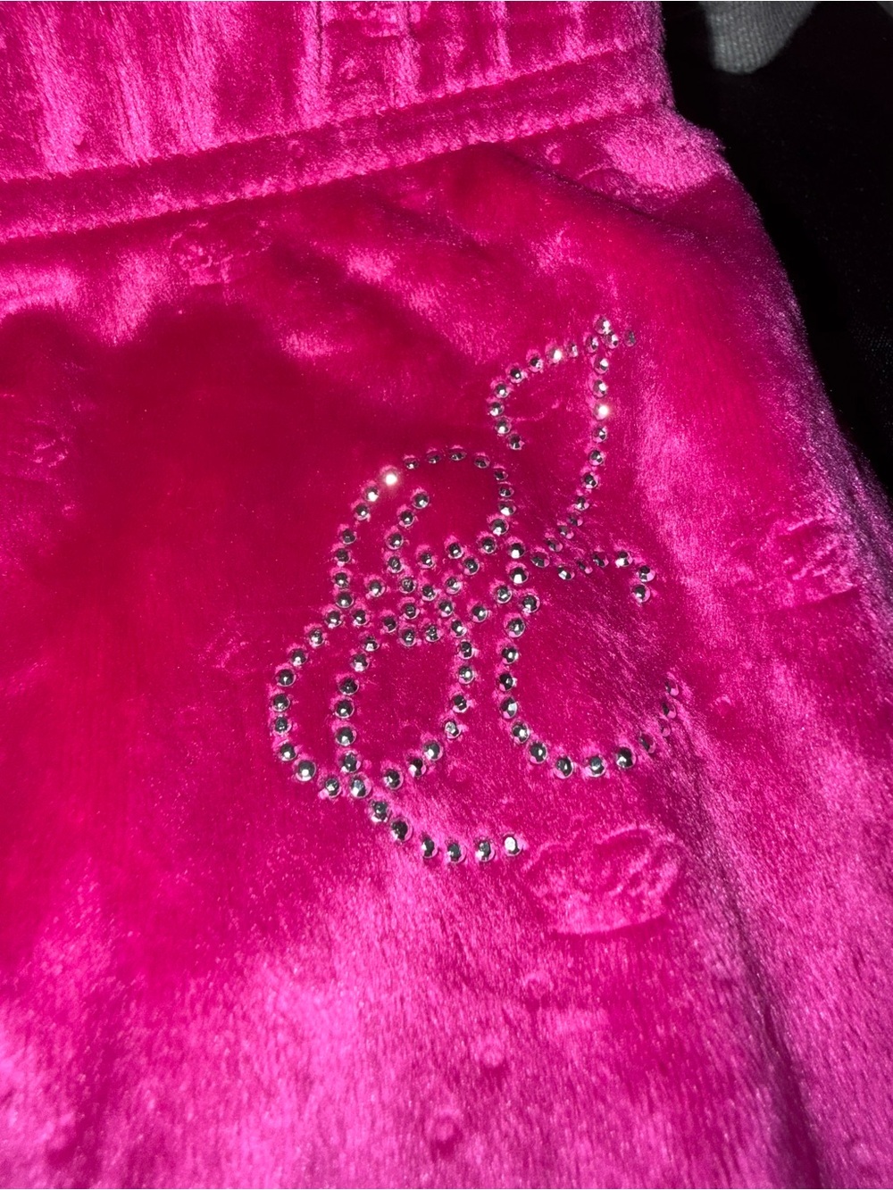 Juicy Couture Velour Fuchsia Pajama Set - Picture 4 of 6
